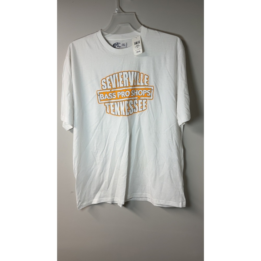 NWT Bass Pro Shops | Sevierville Tennessee White Graphic T-Shirt | Size XL